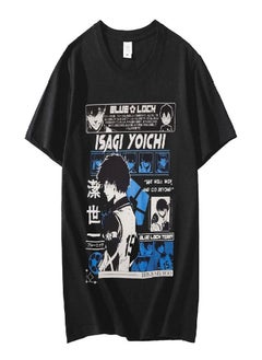 Japanese Anime Blue Lock Men/Women T-shirts Funny Isagi Yoichi Graphic Short Sleeve Oversized Unisex T-shirt Harajuku Streetwear T Shirt