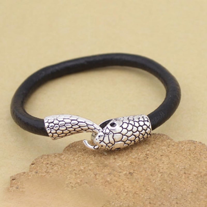 10 Pairs Silver Snake Head Toggle Clasps For Jewelry Making Necklace Bracelet - Image 5