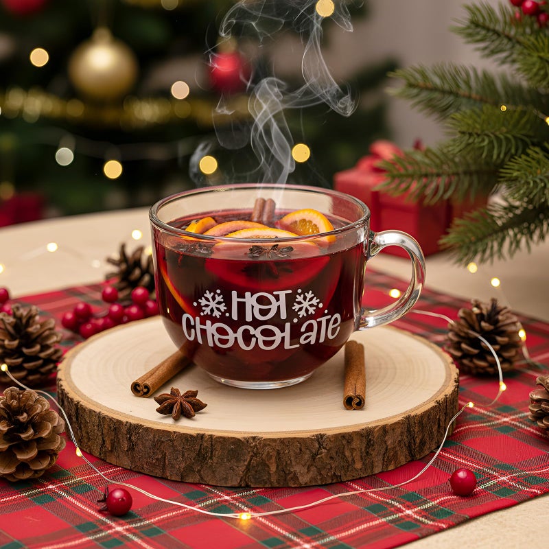 Sliner 6 Pcs Valentines Day Candy Heart Glass Coffee Mugs with Handle, 16 oz Clear Love Conversation Coffee Mugs Irish Glasses Cups for Valentine Gifts Beverages Latte Hot Chocolate(Conversation) - Image 4