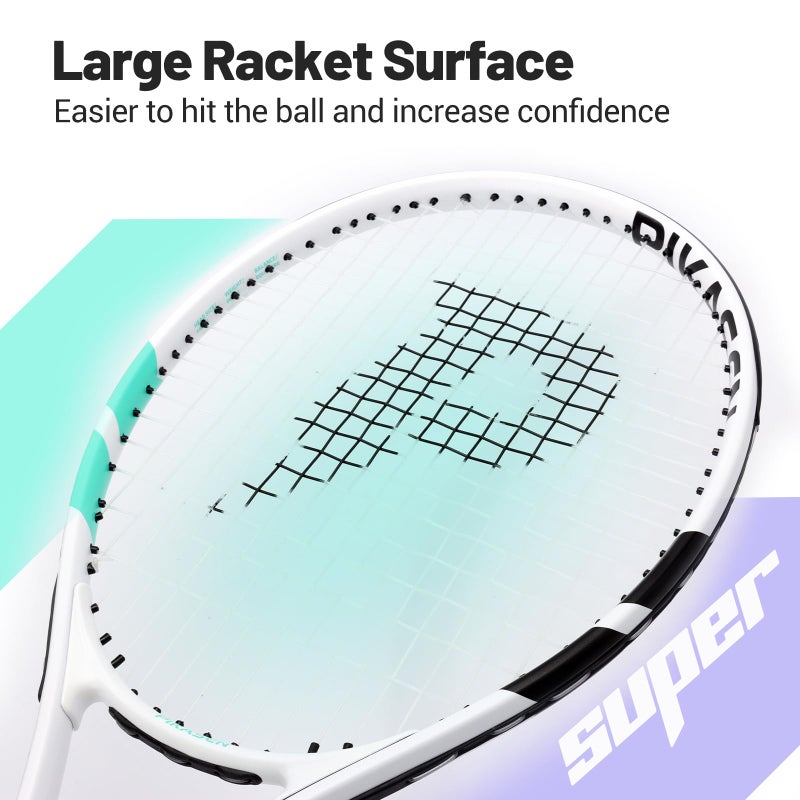PIKASEN 27 Inch Tennis Rackets for Adult Recreational 2 Players Tennis Rackets Set with 2 Overgrips and 1 Tennis Bag. Perfect for Beginners and Students Training - Image 4