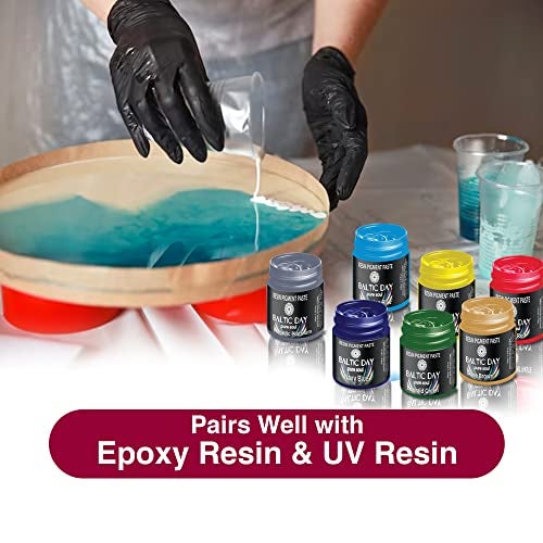 BALTIC DAY 24 Pigment Pastes for Epoxy Resin Jars Set - Opaque Resin Pigment - Solid Epoxy Resin Dye - Mica Powder Paste - Epoxy Color - Image 4