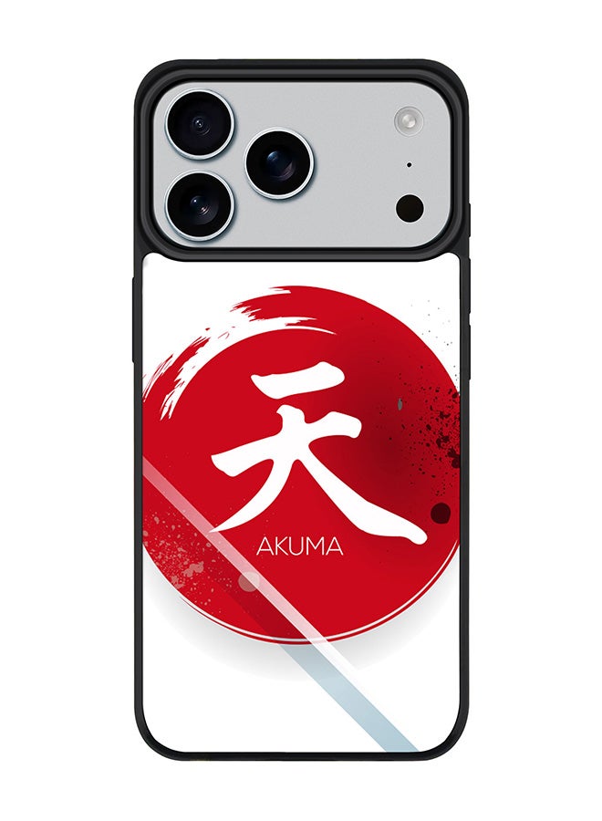 Stylizedd iPhone 17 Pro Max Case, [Compatible with MagSafe] Slim Magnetic cover Phone Case iPhone 17 Pro Max -I Am Akuma - Image 1