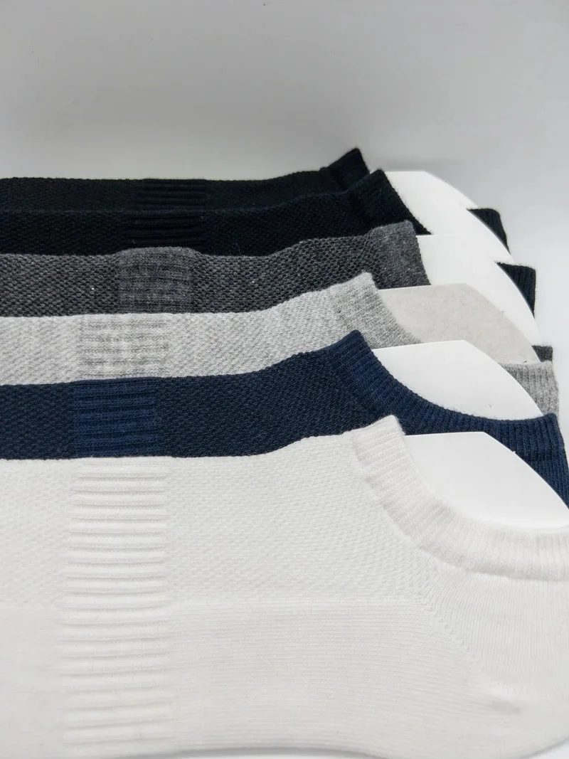سيهو سوكس Premium 12 Pair Unisex Ventilated Combed Cotton Invisible Sports Socks