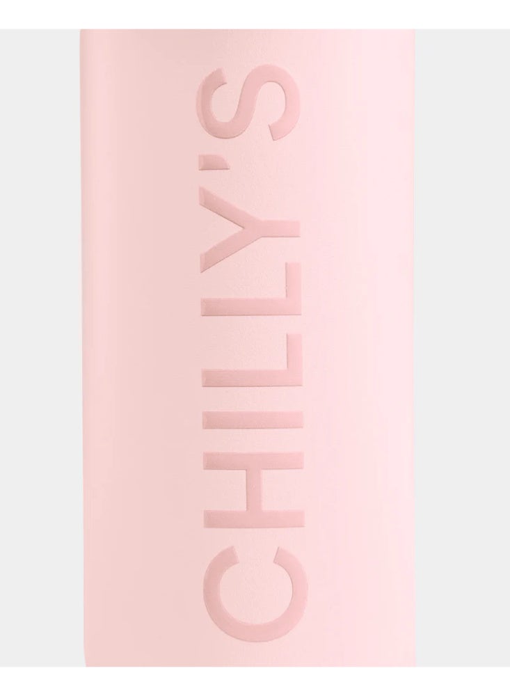 Chilly's | Water Bottle | Series 2 | Flip | 1.0 Liter | Blush Pink - Image 4