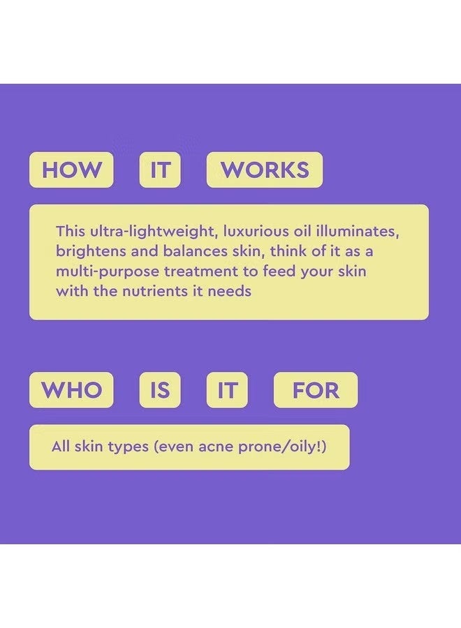 BYOMA Hydrating Recovery Oil Luxury Face Oil With Squalane Jojoba Oil & Seabuckthorn Oil Instant Radiant And Glowy Skin Barrier Repair Facial Oil 1.01 Fl. Oz - Image 3