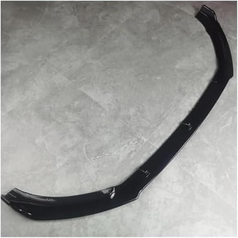 DEMULAX Gloss Black Front Bumper Lip Spoiler Splitter for VW Polo - Image 5