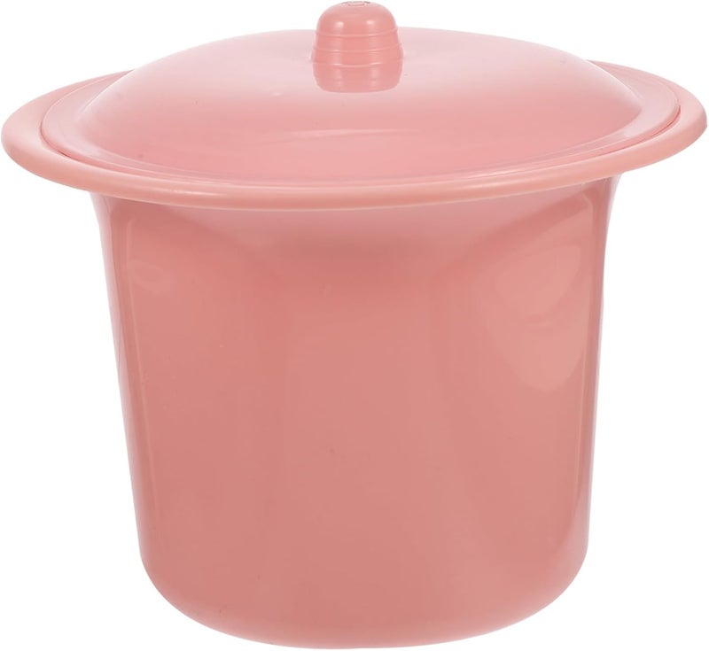 Pink Childrens Covered Chamber Pot Portable Sturdy Pee Pot - Image 1