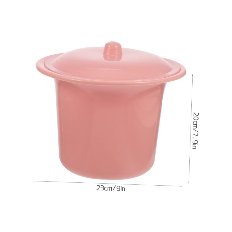 Pink Childrens Covered Chamber Pot Portable Sturdy Pee Pot - Image 3