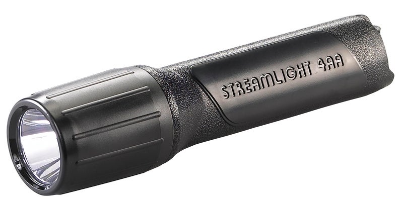 Streamlight 68702 4AA ProPolymer 100-Lumen Luxeon Division 1 Flashlight with Alkaline Batteries – Black - Image 1