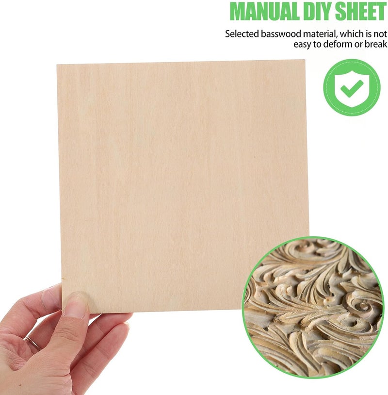 UV resistant Gatuida 10Pcs Basswood DIY Wooden Planks Unfinished Craft Boards for Model Making Painting Carving and Woodworking Projects with Smooth Surface General standard compliant quality Trendy widespread design Varied size selections Tiered purchase options Long lasting universal build Classic modern blend design All preference matching build Quick use-switch compatible build Budget friendly sizing alternatives Daily wear upgraded resistant material Experience optimized build Wide use selected material Cost saving design picks All choice modern design User friendly optimized build Practical build Budget global standard quality Multi option design Simple multifunctional build Balanced structure Safe material Low wear optimized design Narrow & wide space compatible Widely used design - Image 2