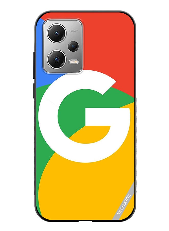 VR CREATIVE Protective Case Cover For Xiaomi Redmi Note 12 Google Logo Design Multicolour - Image 1