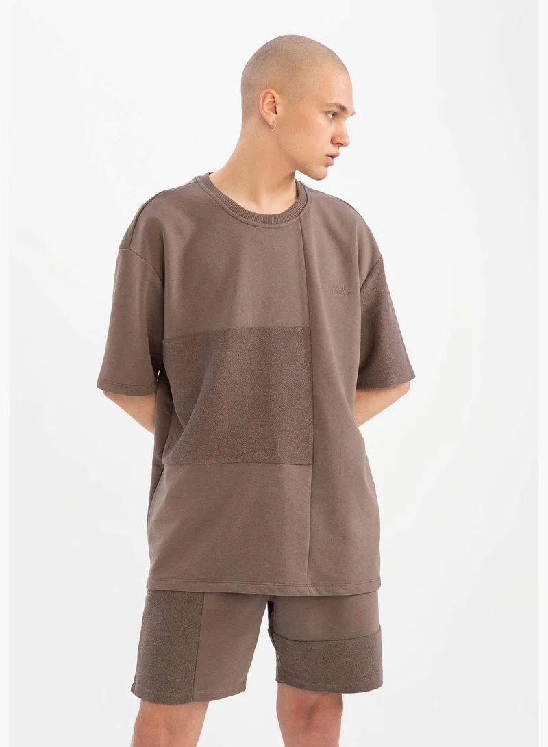 DeFacto Oversize Fit Crew Neck Short Sleeve T-Shirt