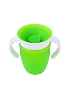The Little Lookers Leak Proof;Spill Proof Transition Training Sipper; 360 Degree Sippy Cups With Handles ; Easy To Grip Miracle Cups For Toddlers;Kids;Children 207 Ml; 7 Oz. (Green)  - Image 3
