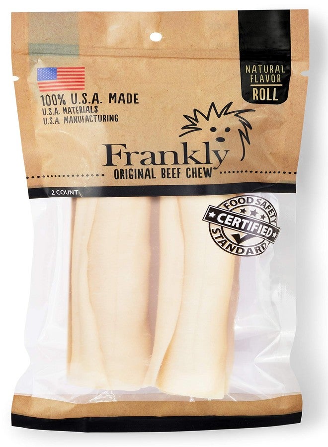 Frankly Beefhide Retriever Roll 2 ct, 100% U.S.A Made to Certified Food Safety Standards - Image 3