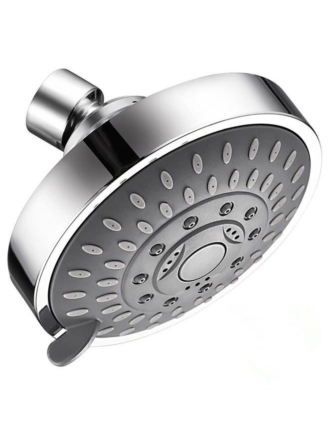 FANBODTA Shower Head High High Flow Pressure Rain Fixed Showerhead 5-Setting with Bathroom Showerhead with Adjustable Brass Ball Joint - for Luxury Shower Experience Even at Low Water Pressure - Image 1