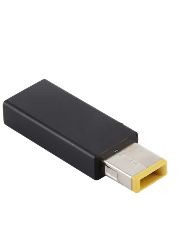 Terabyte PD 20V Big Square Male Adapter Connector for Lenovo (Black) - Image 2