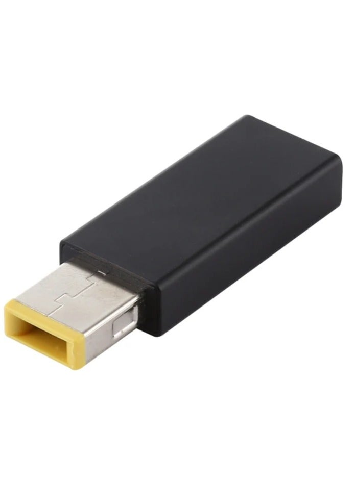 Terabyte PD 20V Big Square Male Adapter Connector for Lenovo (Black) - Image 1