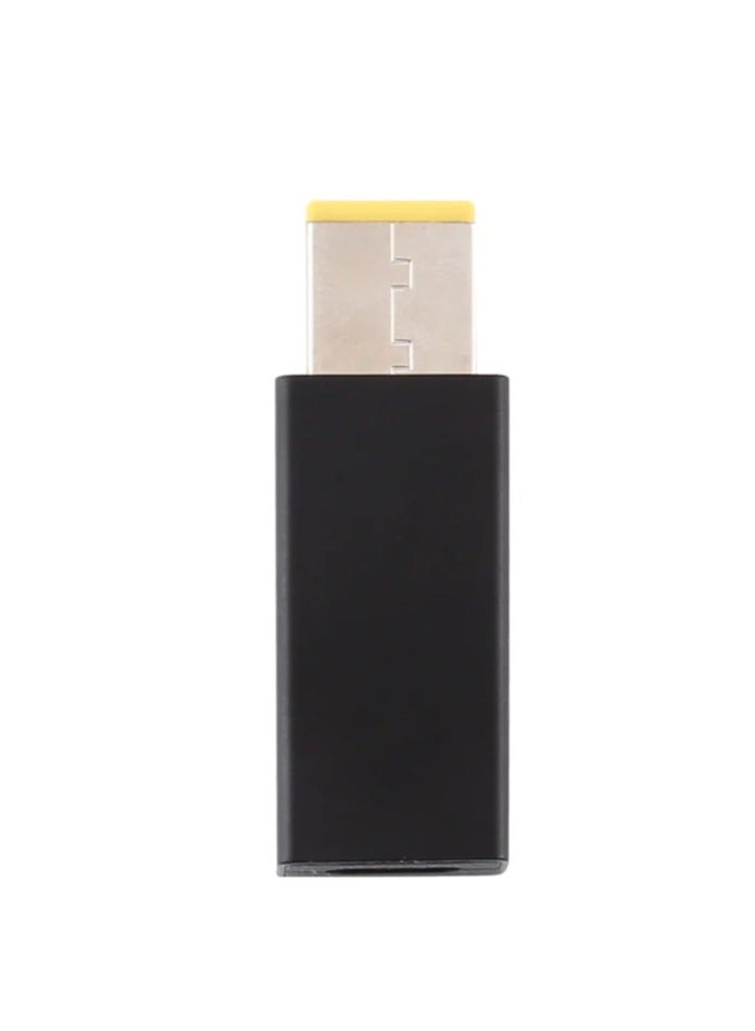 Terabyte PD 20V Big Square Male Adapter Connector for Lenovo (Black) - Image 4