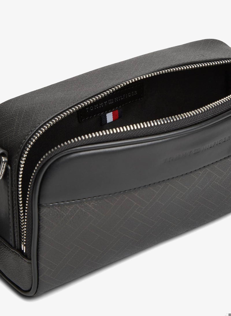 TOMMY HILFIGER Embossed Flag Crossbody Camera Bag - Image 3