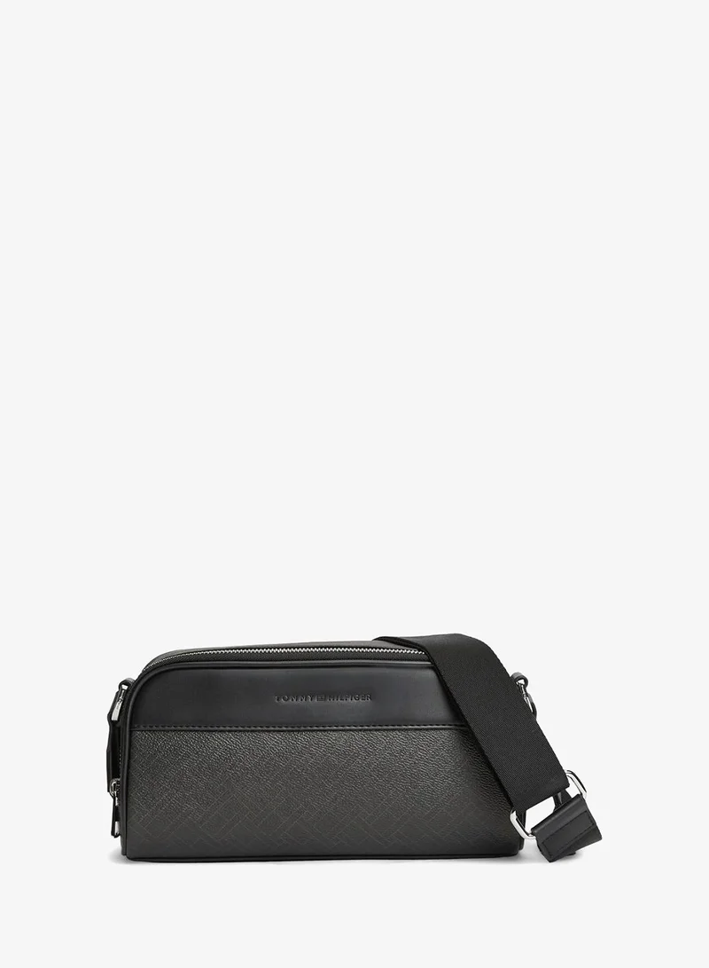 Embossed Flag Crossbody Camera Bag
