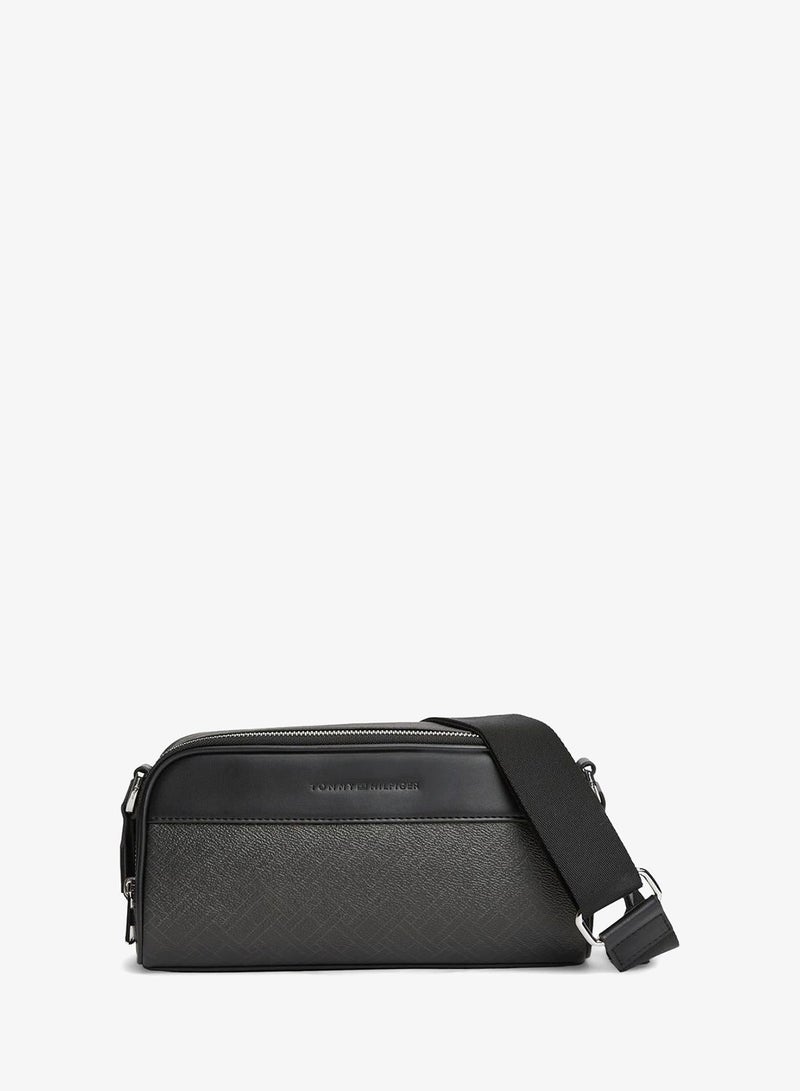 TOMMY HILFIGER Embossed Flag Crossbody Camera Bag - Image 1