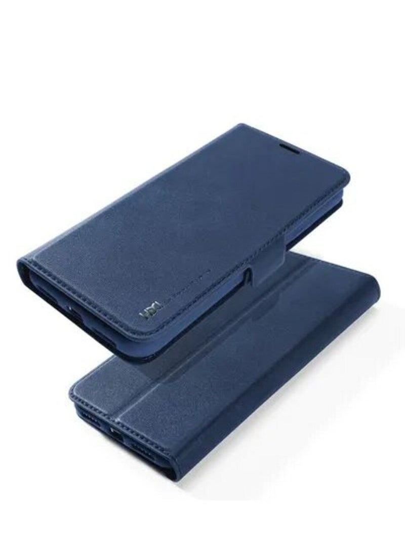 HDD - Smart Phone Leather Flip Cover For Samsung Note 20 Ultra Blue - Image 1