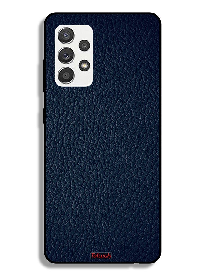 Tolwak Samsung Galaxy M32 5G Protective Case Cover Leather Pattern - Image 1