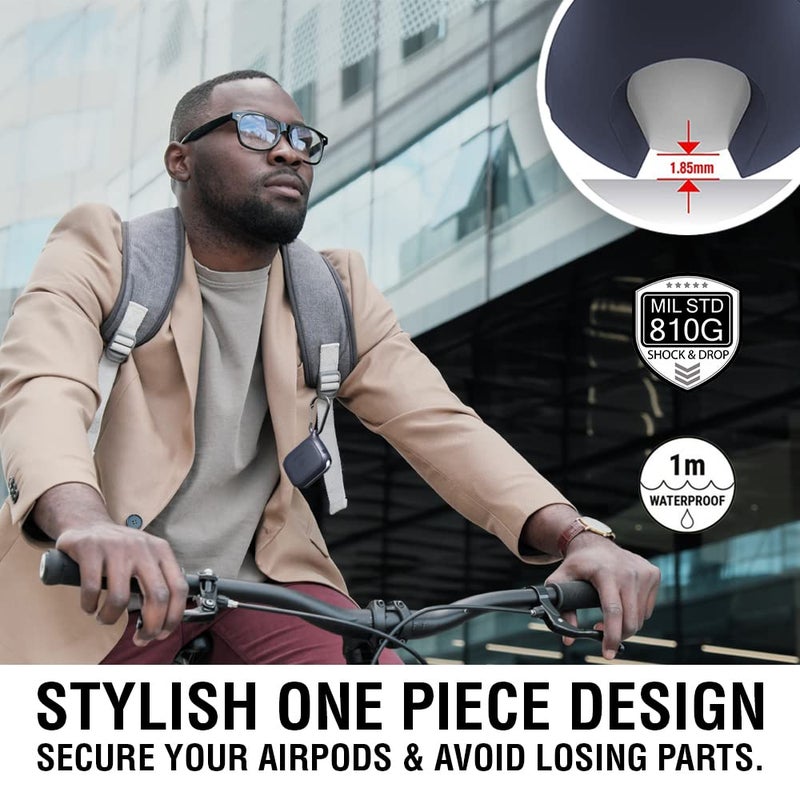 Catalyst Waterproof Case for AirPods Pro 2nd Generation and AirPods Pro 1st Generation - Wireless and USB-C Charging Compatible, One Piece Design, High Drop Protection Case with Carabiner - Image 3