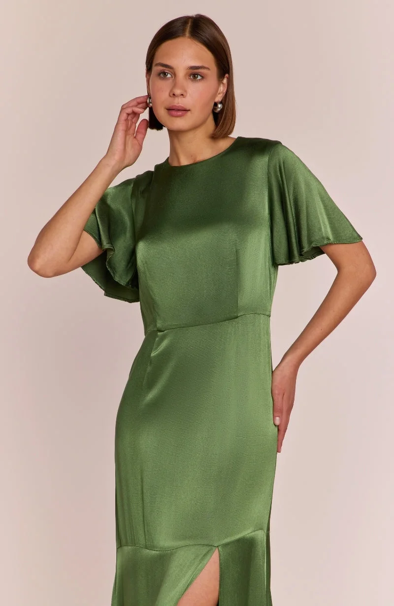 Rewritten London Sienna Capped Sleeve Dress