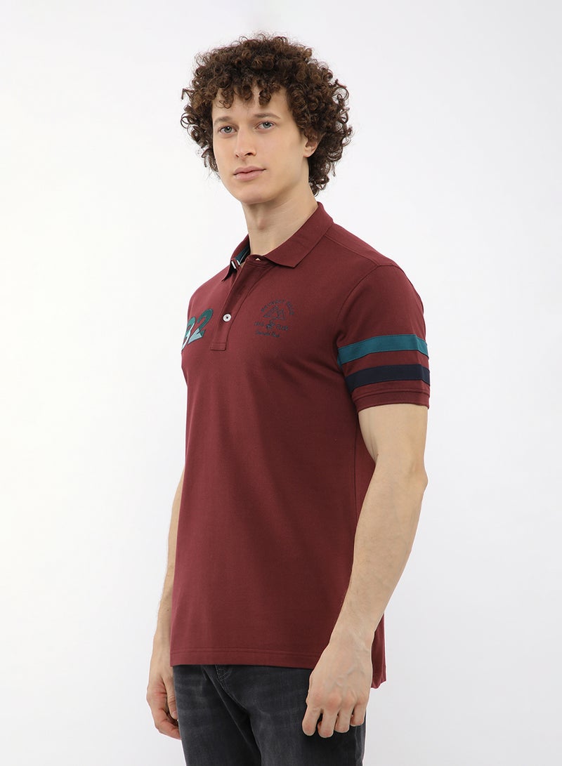 بيفرلي هيلز بولو كلوب بولو بشعار وأكمام مخططة - Image 4