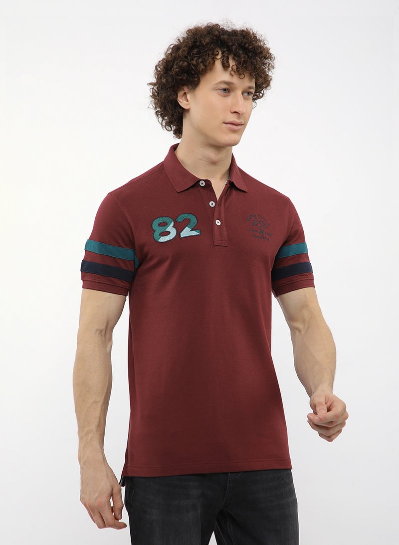 بيفرلي هيلز بولو كلوب بولو بشعار وأكمام مخططة - Image 3