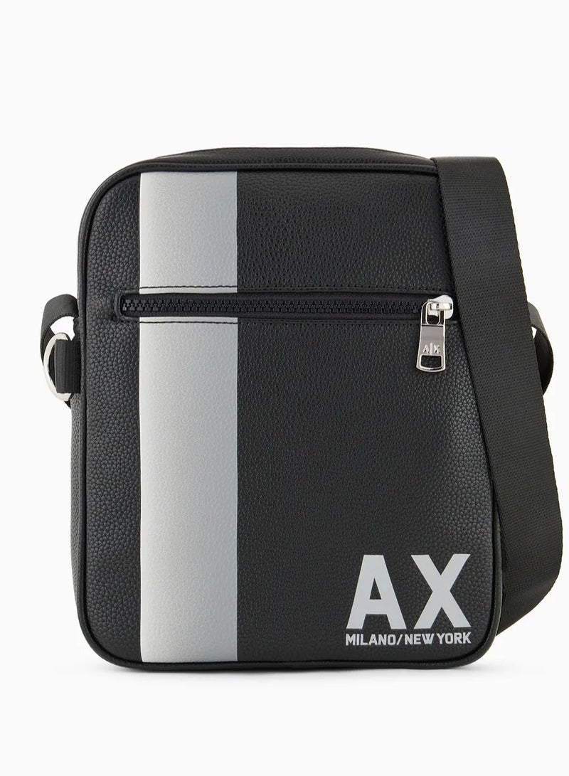 black Crossbody Bag for man  - Image 1