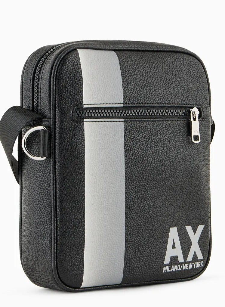 black Crossbody Bag for man  - Image 2