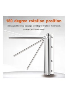 SYOSI Door Closer, Spring Door Closer, Automatic Safety Spring Door Closer, Stainless Steel Adjustable Automatic Safety Door Closer, Automatic Closer for Residential Commercial Use, Slower Closer  - Image 3