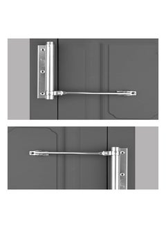 SYOSI Door Closer, Spring Door Closer, Automatic Safety Spring Door Closer, Stainless Steel Adjustable Automatic Safety Door Closer, Automatic Closer for Residential Commercial Use, Slower Closer  - Image 5
