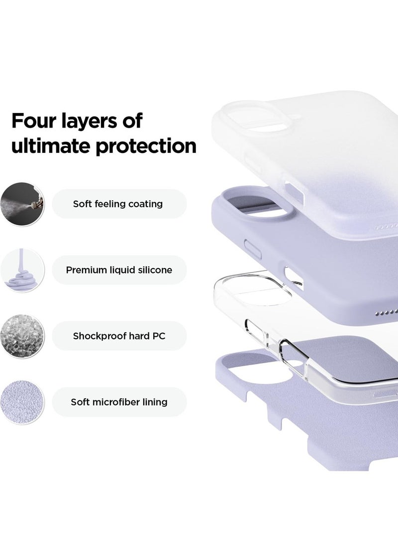 X-level iPhone 16 Plus Liquid Silicone Case Cover,Full Body Protection, Shockproof, Slim, Anti-Scratch Soft Microfiber Lining,Slim Protective Back Cover with Comfortable Hold Touch Feeling and Anti-fingerprint  - Image 2