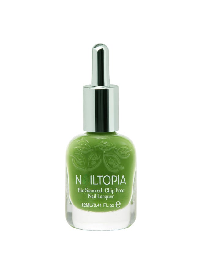 Nailtopia BioSourced ChipFree Nail Lacquer Fast Dry Nail Polish SuperfoodInfused Natural Nail Polish Green Goddess 041 oz - Image 2