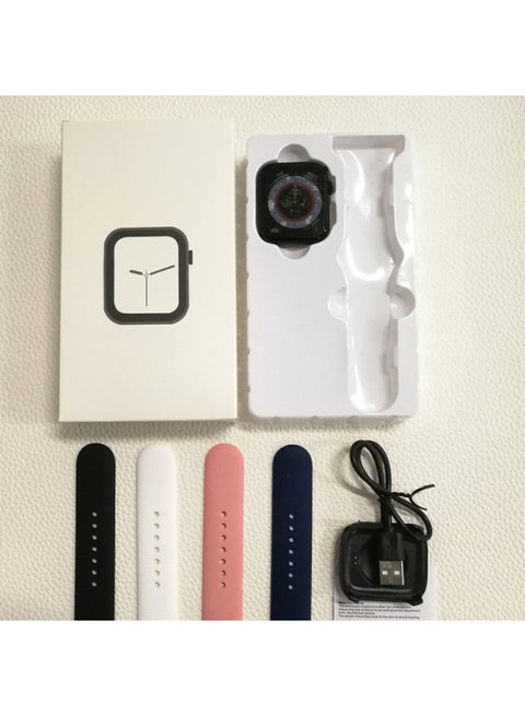 T500 Smart Watch T55 X6 X7 X8 Smart Bracelet Full Touch Screen Bluetooth Call Exercise Pecter Heart Rate-Color:X6-1.44 Screen (take Photo And Note The Color)