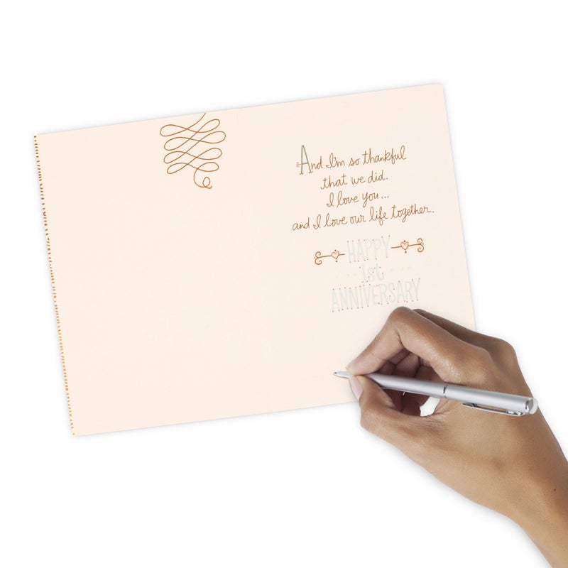 Hallmark 1st Anniversary Card (Chance on What Could Be) - Image 5