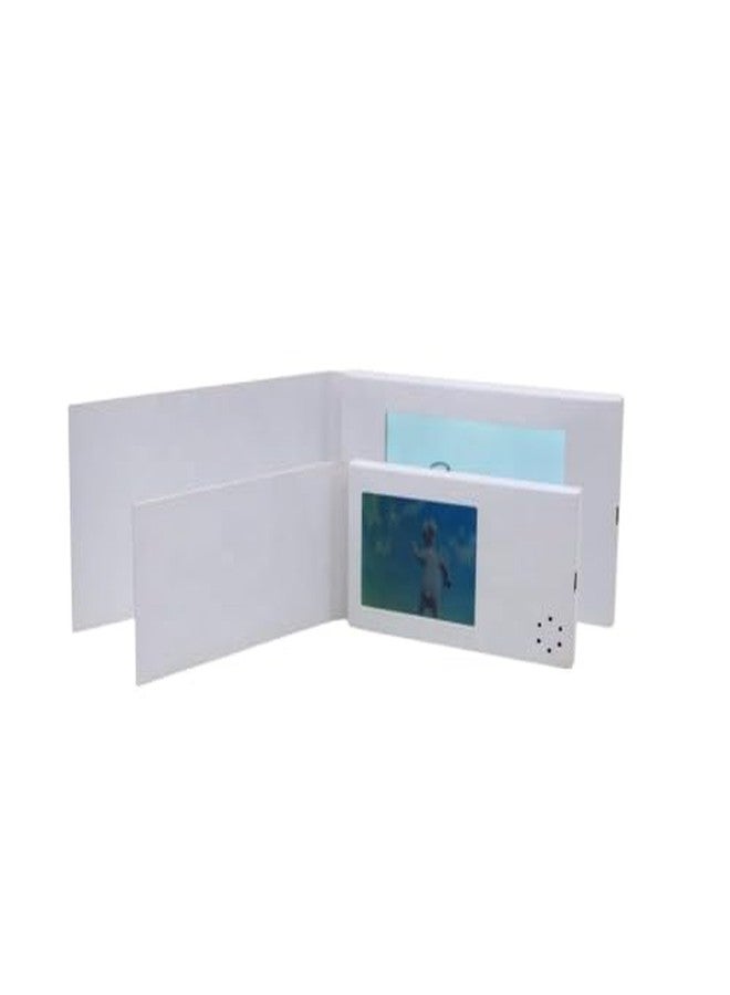 tinydabba Custom LCD Video Greeting Card, 2.4 inch Screen, Digital Message Display for Anniversary, Birthday, Wedding, Valentine, Visting Card - Image 1
