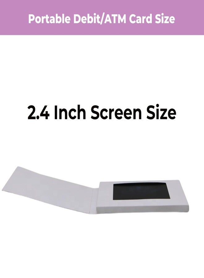 tinydabba Custom LCD Video Greeting Card, 2.4 inch Screen, Digital Message Display for Anniversary, Birthday, Wedding, Valentine, Visting Card - Image 4
