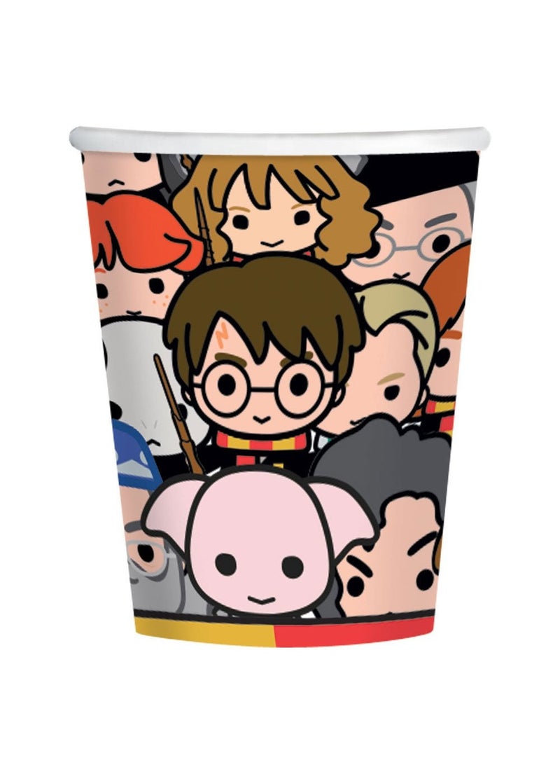 أكواب ورقية هاري بوتر للاستخدام مرة واحدة، 250 مل، عبوة من 8 قطع