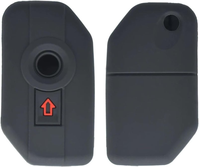 QASULER 2 Button Silicone Key Shell Case for BMW - Image 1