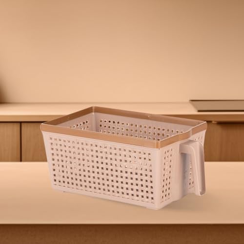 Nayasa Frill Fruit Basket for Dining Table & Fridge | Multipurpose Basket for Storage | Storage and Organisers | Ideal for Kitchen, Fridge & Dining Table | 6 Litre | Beige - Image 2