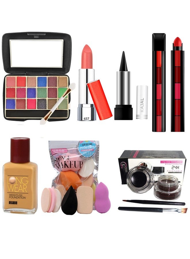 Volo Festive All In One Waterproof Makeup Kit For Women/Girls 15Pcs. 16A7 - Image 1