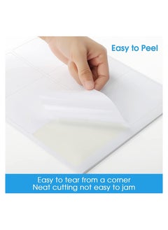 Y&D 3-1/3x4 Shipping Address Labels ,for Inkjet or Laser Printer, 6 Up Sticker Paper, Matte White Paper Sheets, Strong Adhesive, Dries Quickly, Holds Ink Well, 600 Lables  - Image 5