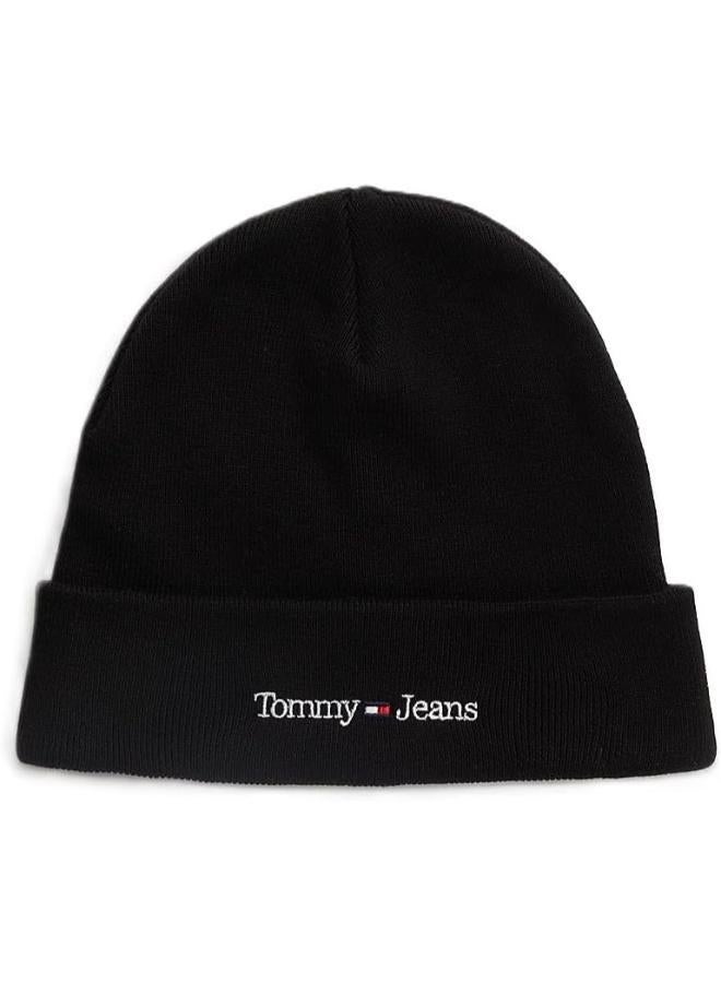 TOMMY JEANS Logo Embroidery Beanie - Image 1