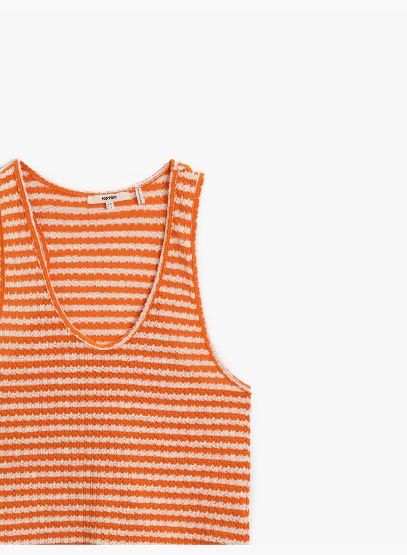 KOTON Striped Tank Top Cotton