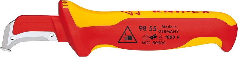 KNIPEX 98 55 SB Dismantling Knife 180 mm (Blister Packed) - Image 1