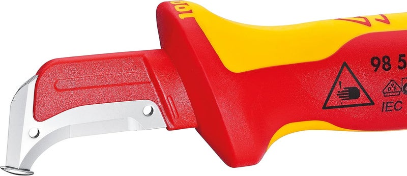 KNIPEX 98 55 SB Dismantling Knife 180 mm (Blister Packed) - Image 3